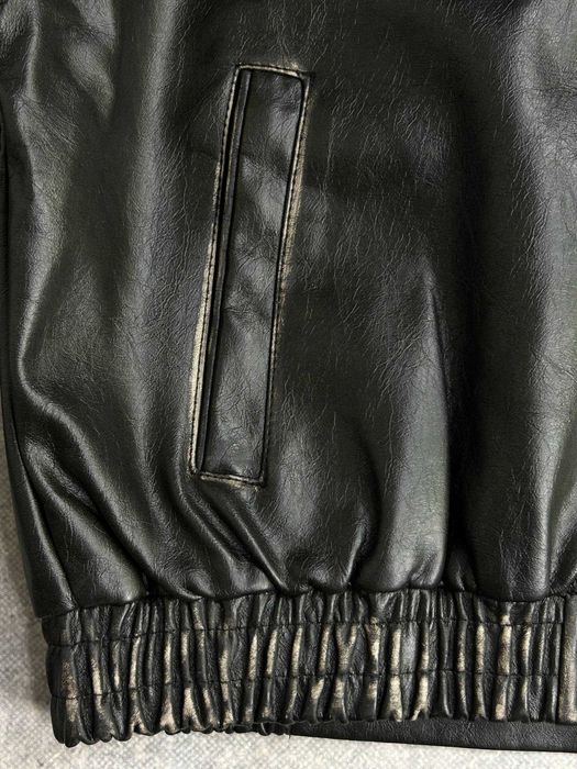 Бомбер чорний куртка зіпка курточка черная opium archive black jacket