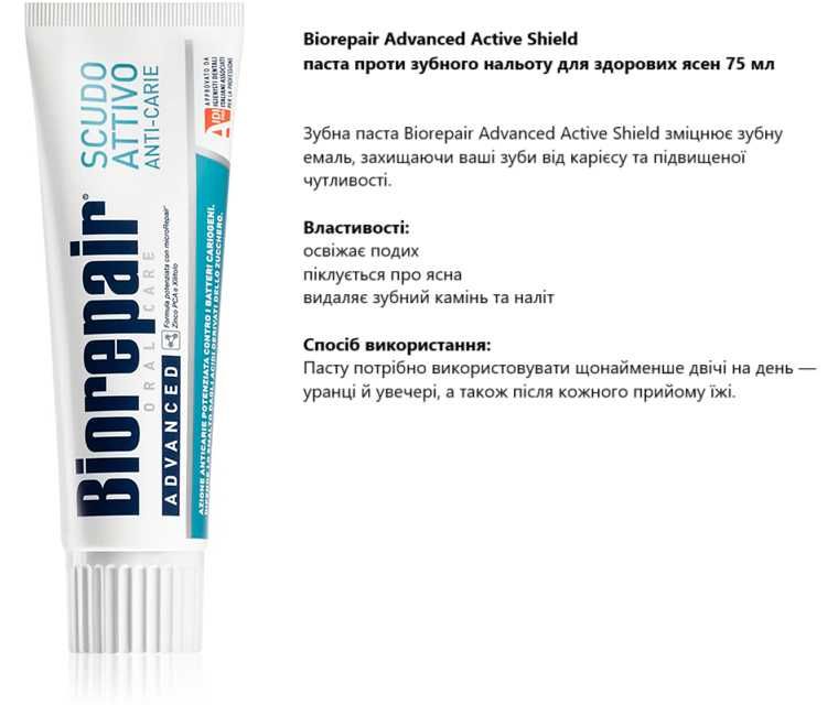 Зубна паста Biorepair 75 мл