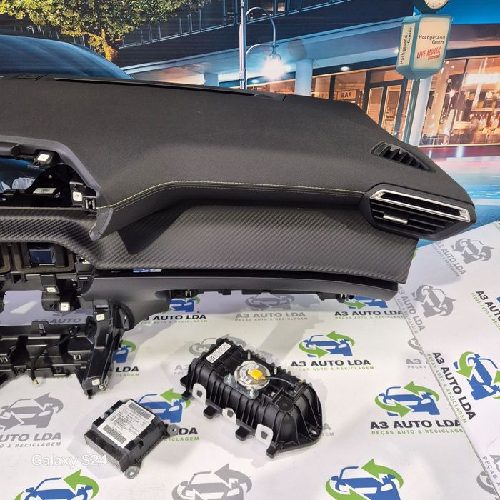 Tablier com kit de airbags completo para Peugeot 208 de 2008