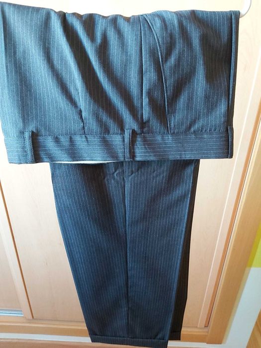 Fato de Homem Cinzento Listado