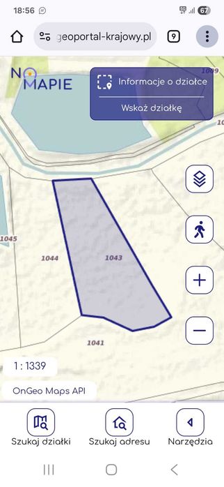 Działka 2659 m² Chodel
