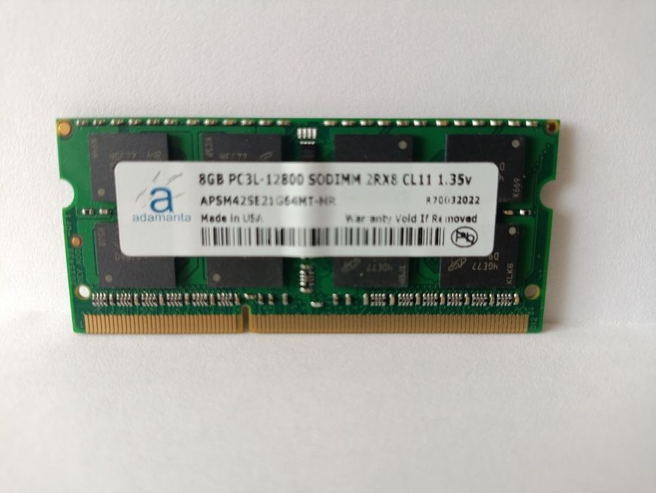 So-dimm оперативна память до ноутбука 8 гб ддр3 / 8 gb PC3-12800 DDR3-1600 Mhz