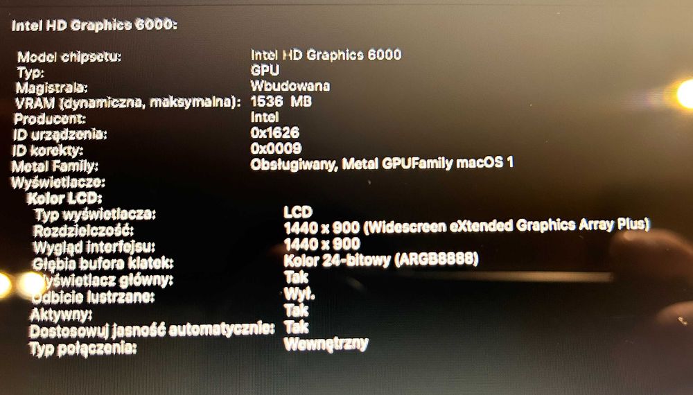 Laptop MacBook Air 13” 2017 128GB 8GB RAM + myszka Magic Mouse 2