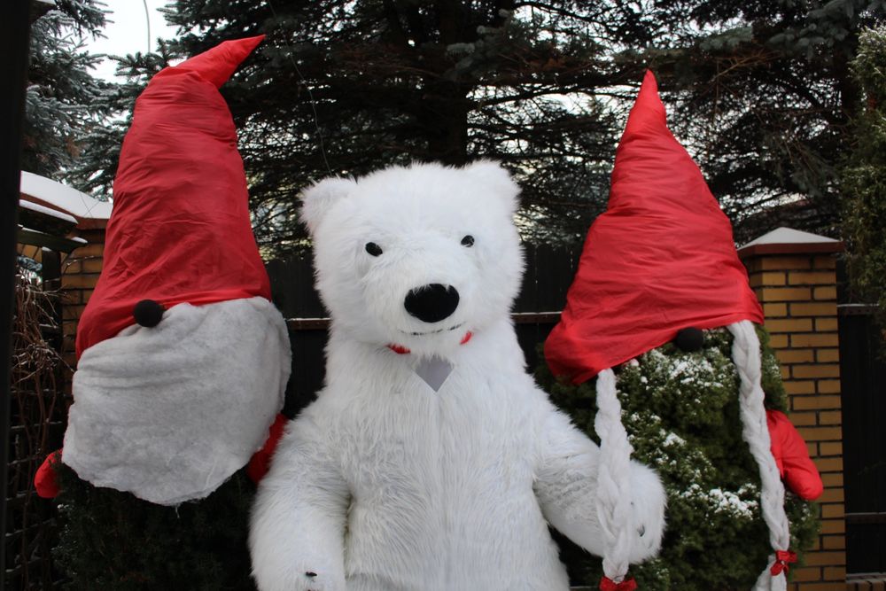 Pogodny Biały Miś Niespodzianka Na Każdą Imprezę