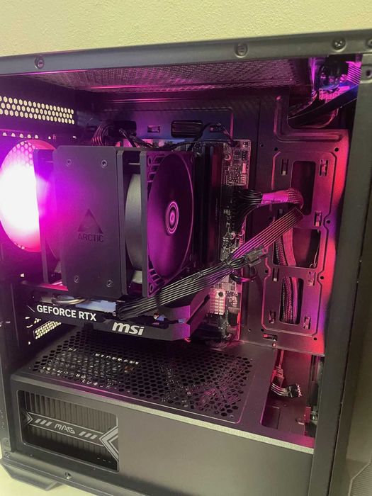 PC Gamer / RYZEN 5 8400F / DDR5 32GB / RTX 5060 / 1 TB SSD NVME GEN4 C/ Novo com Garantia !