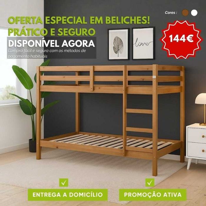 Beliche em madeira em promoção! €144