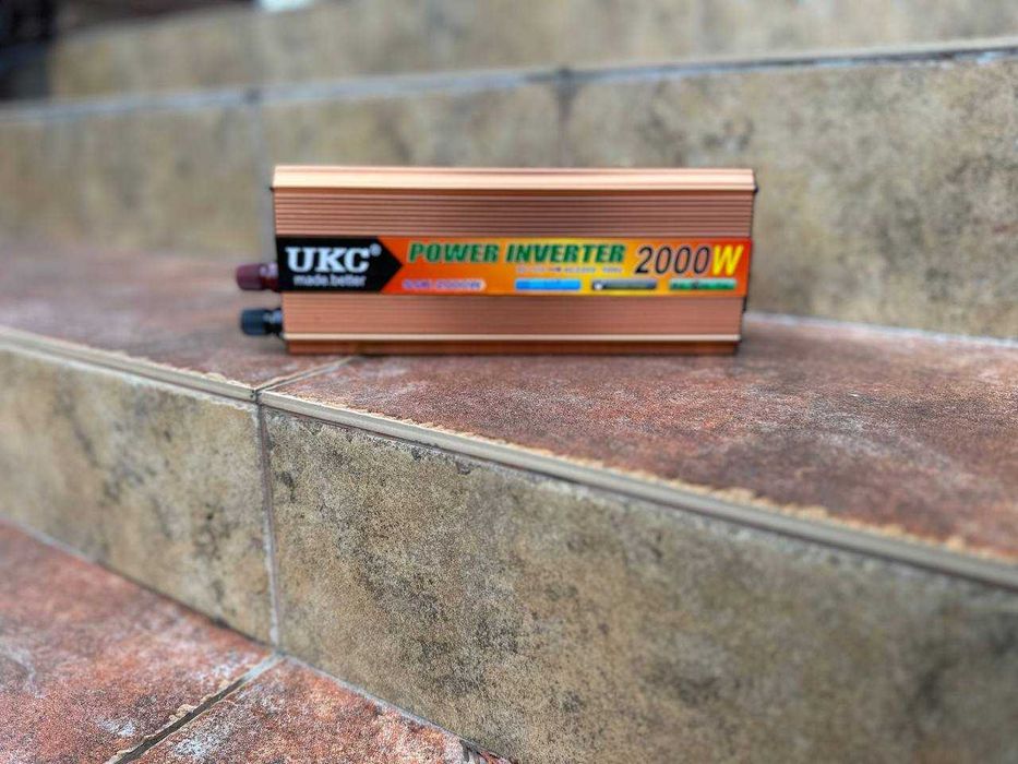 ‼️ Преобразователь 24v-220v 2000w. Інвертор. Перетворювач струму ‼️