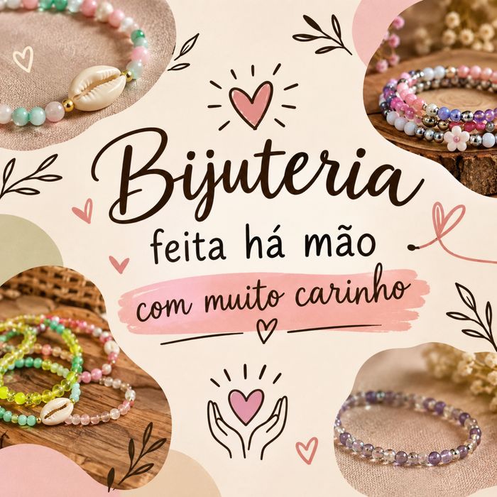 Bijuteria feita à mão a partir de 1,50€