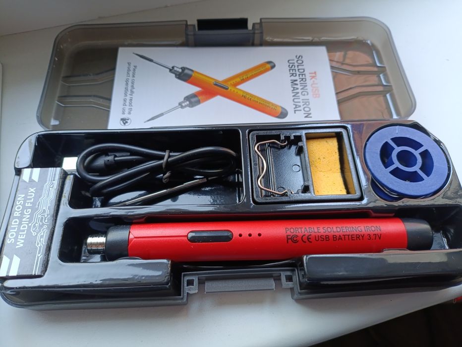 Аккумуляторный паяльник 5 В зарядка