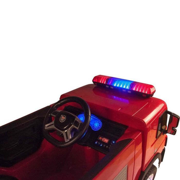 Auto na akumulator dla dziecka - straż Pożarna + Akcesoria Strażackie