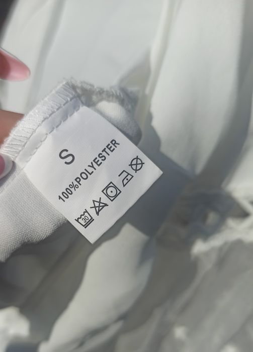 Narzutka narzuta bolerko do sukienki na ślub wesele  S nowa