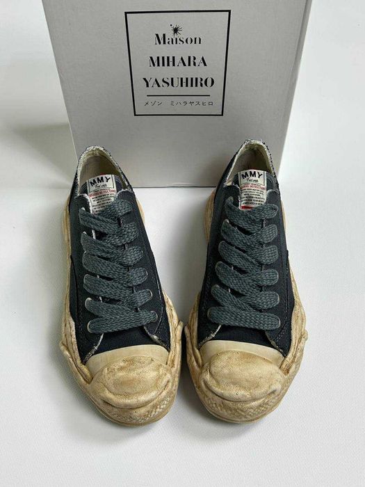 Maison Mihara Yasuhiro MMY кеды темно серые кеди сірі  39 40 41 42 43