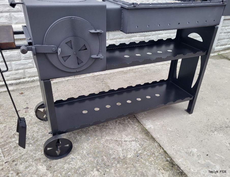 • 5мм! ГАРАНТІЯ! Усилений! Мангал Коптильня с Печкой под Казан