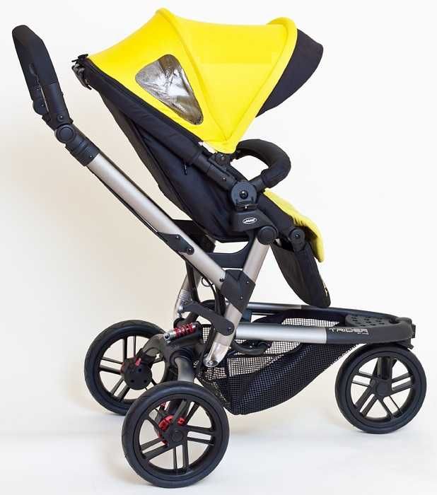 Carrinho de Bebé Trio Jané Trider Amarelo | Completo| Estado Impecável