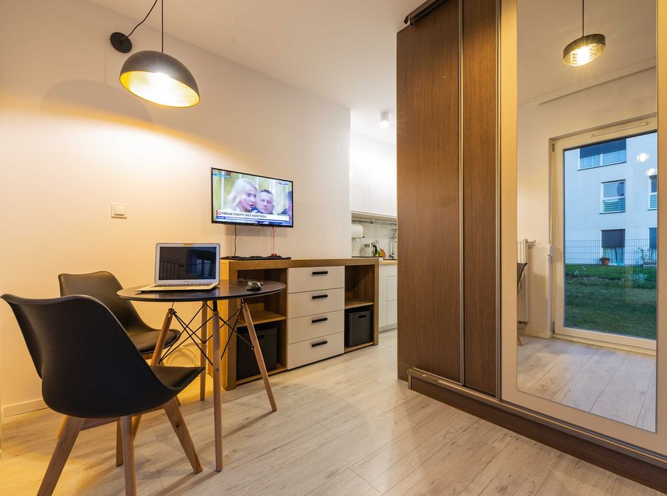 Kawalerka z ogródkiem | tramwaj | przy Parku | Księże Małe | Wrocław