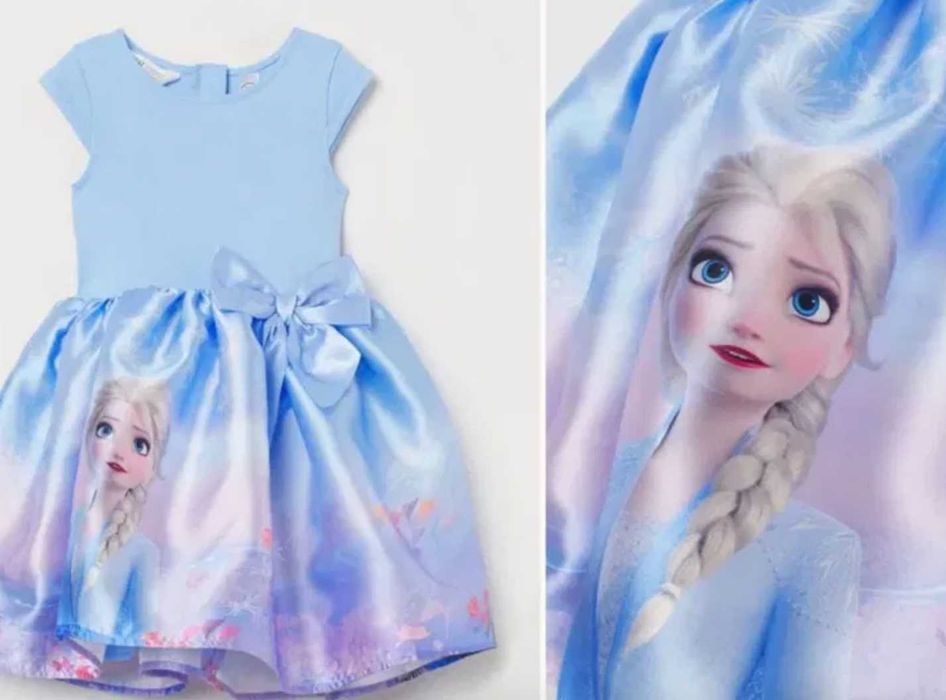 Elsa, Elza, Frozen, Kraina Lodu sukienka NOWA 98 104