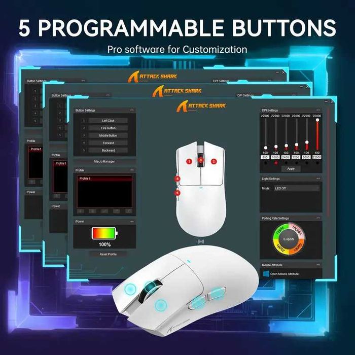 Attack Shark X11 нова