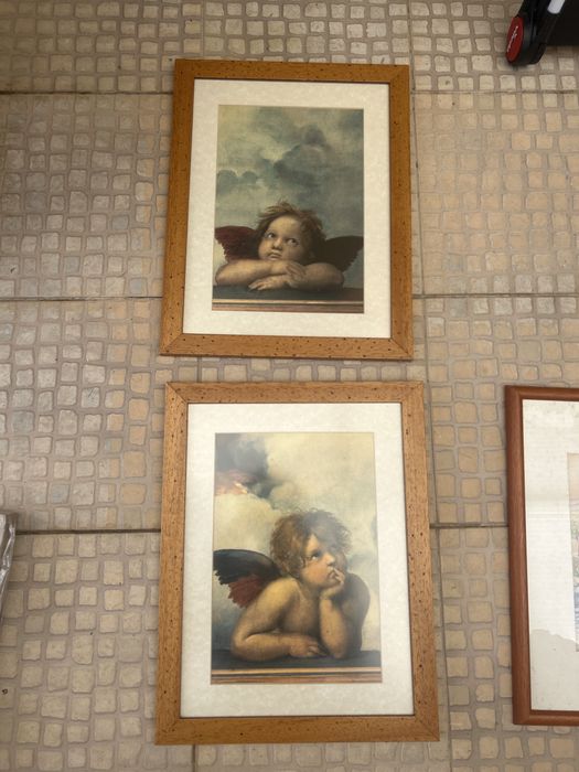 Conjuto de quadros de anjinhos