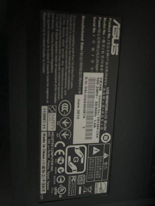 Monitor ASUS VK248