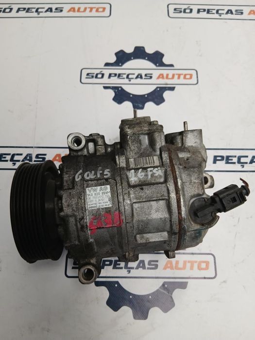 COMPRESSOR AC VOLKSWAGEN GOLF V MATCH 1.6FSI 115CV , REF: 1K0820859M -