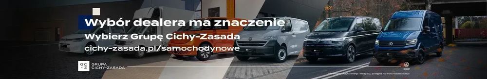 Volkswagen Dostawcze Grupa Cichy-Zasada oddział Warszawa top banner