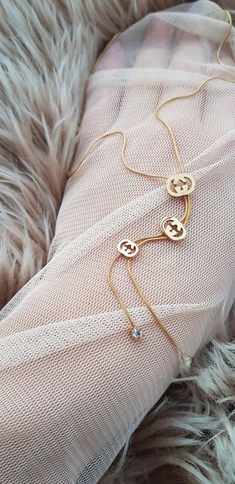 Elegancki łańcuszek złoty C C C.h.a.n.e.l nowy