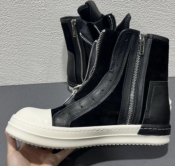 Кеды Rick owens Cinzia Araia Double Zip type 2026: 4 499 грн