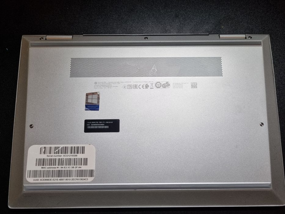 HP EliteBook X360 830 G7 13.3" FHD IPS TOUCH Intel i5 16 RAM 256 SSD