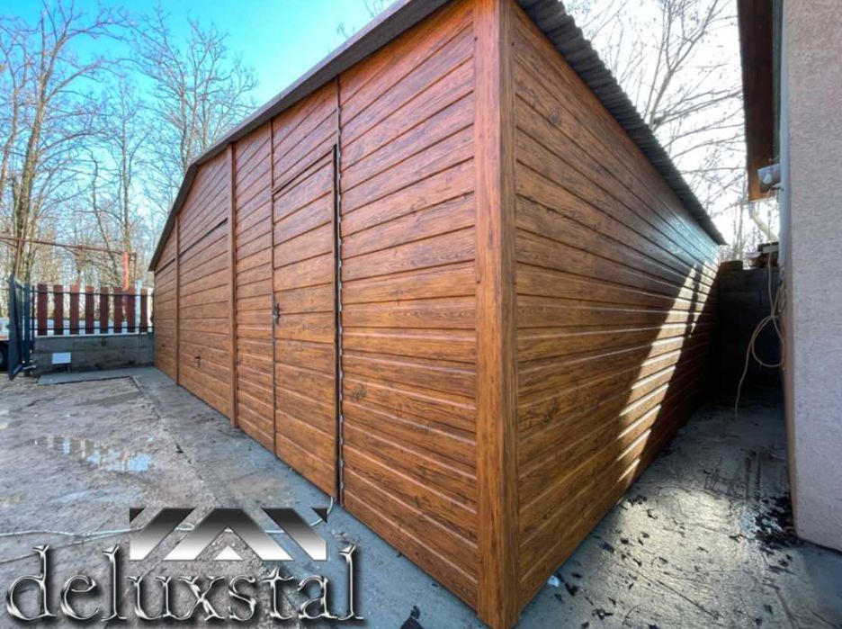 Garaze blaszane garaz poziom profil 9x6,9x5