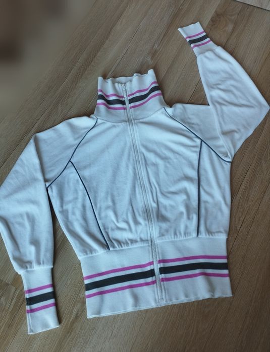 Bluza na zamek+top na ramiączkach zestaw 36/38