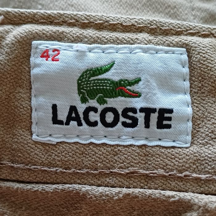 Джинсы Lacoste metal logo