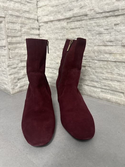 Zamszowe botki Ochnik