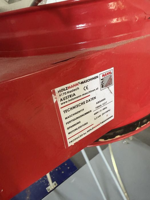 Odcisąg trocin Holzmann. Dwa worki, 400v