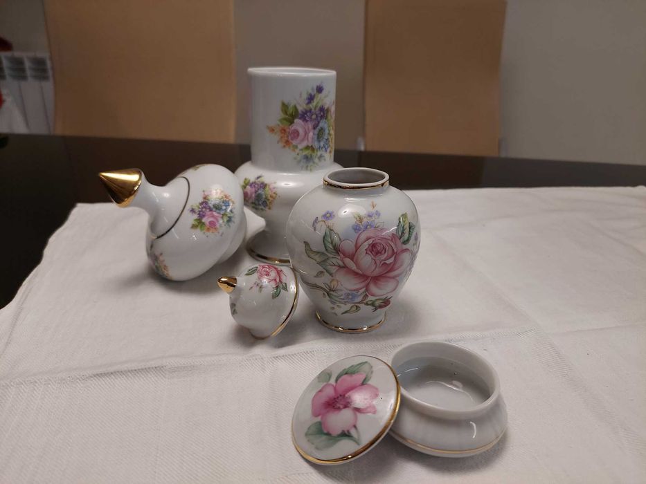 Peças em porcelana fina