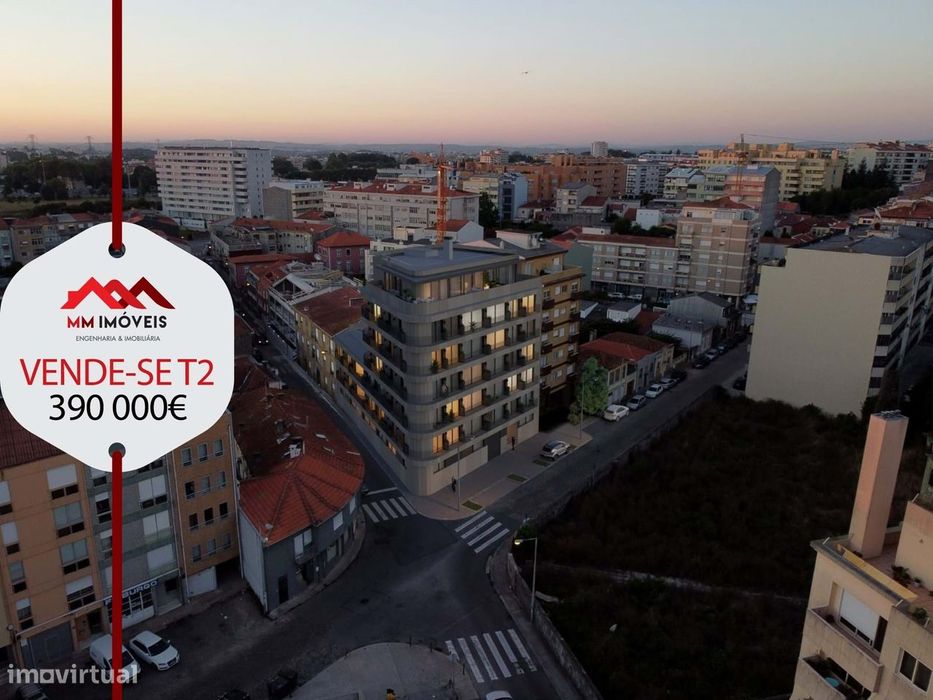 T2 Paranhos | Jardim da Arca d’Água | Varandas | Lug. Estacionamento