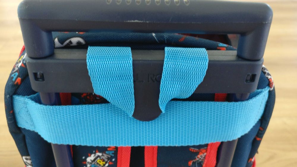 Mochila pré-escolar com trolley Spiderman