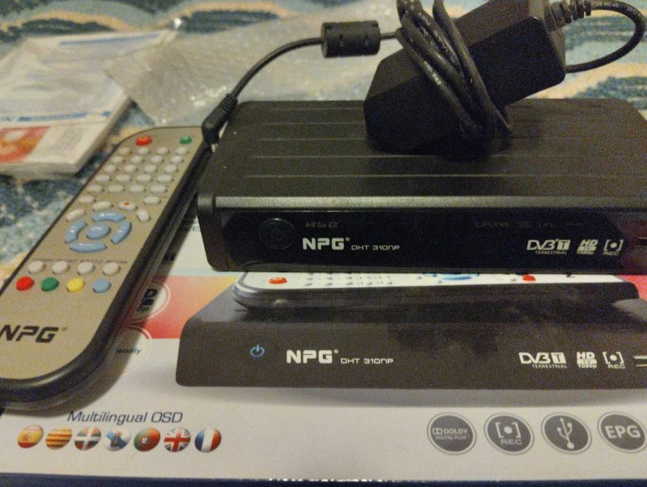 Descodificador TDT marca npg