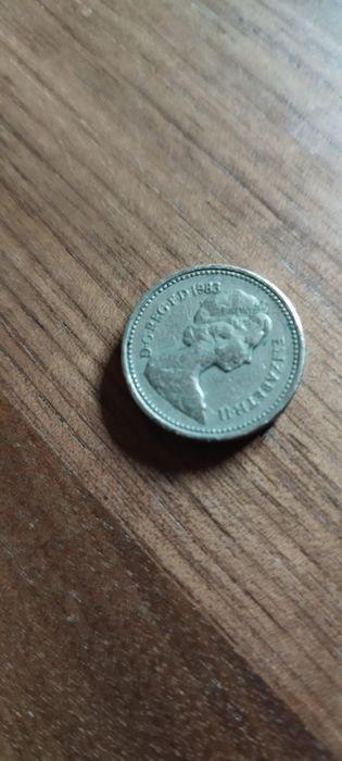 Moeda 1 pound 1983