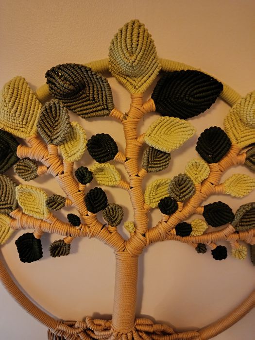 Decoração moderna em macramé para a sua casa.Trabalho manual  inovador