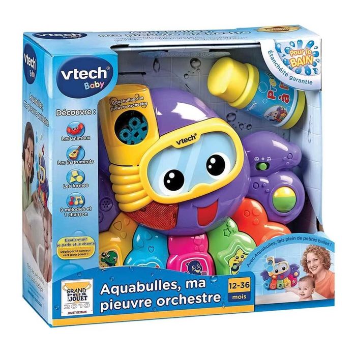 Brinquedo de banho Vtech bolhas de sabão - Polvo Orquestra