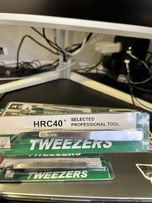 Conjunto de pincas anti estaticas