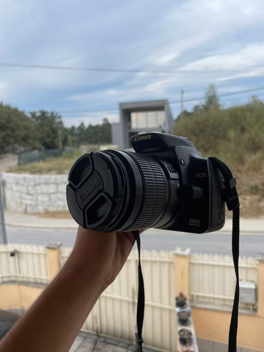 Canon 350d com algum material