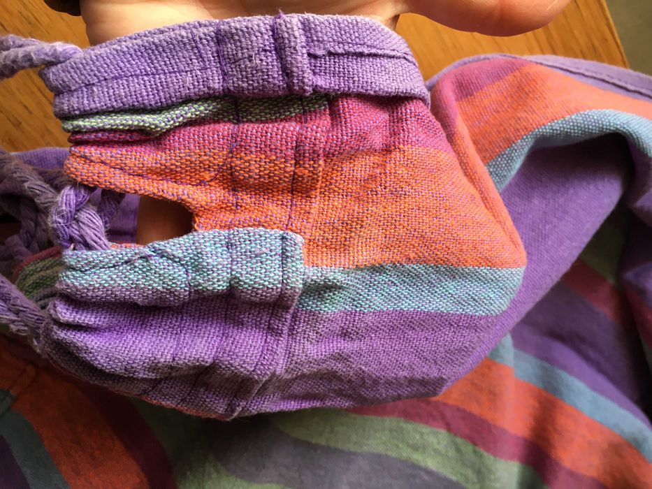 Cama de rede em tecido (sem cordas)