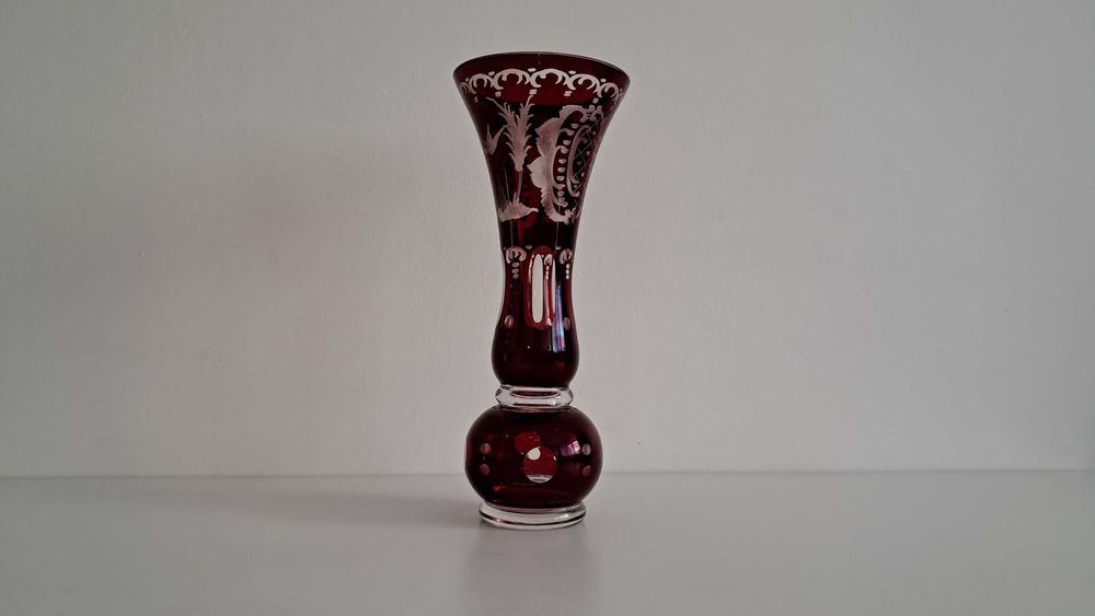 Wazon Rubinowy Bohemia