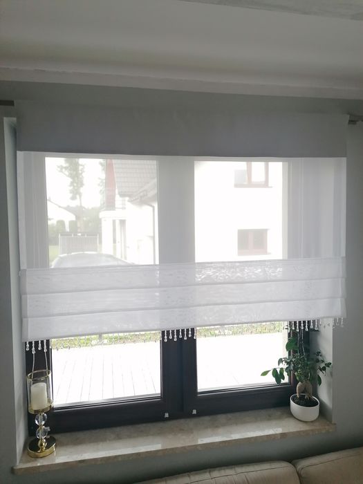 Firany, panele, roletki, ekrany - panel basic classic shine