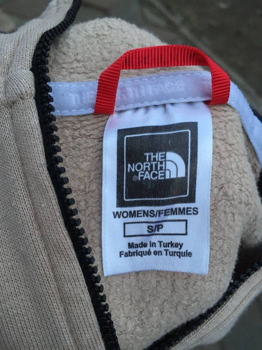Зипка худи The North Face женское,оригинал,размер "S" бежевого цвета