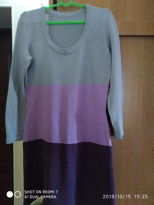 Плаття, в'язане з орнаментом