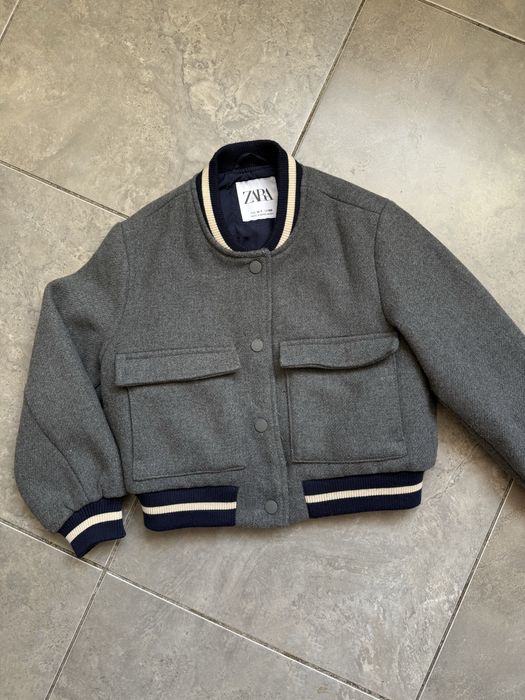Zara бомпер , куртка 6-7 років 120 см теплий хлопчику демісезонна