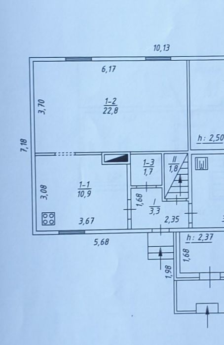 Продаж  пів будинку Добровільна