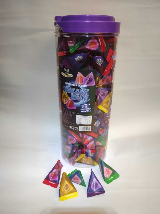 Желейна цукерка, жилейная конфета GALAXY JELLY: 480 грн
